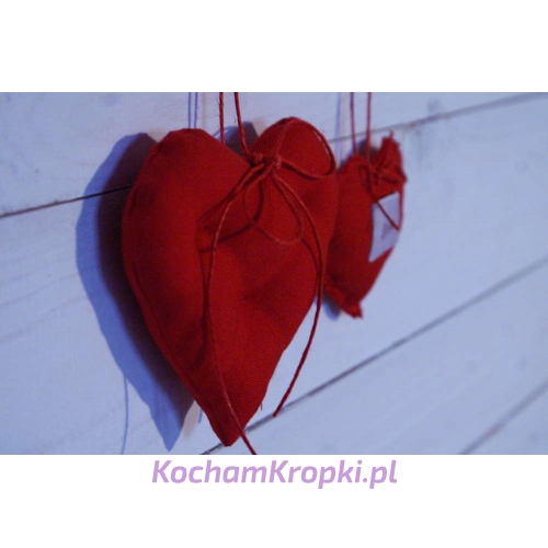 Walentynkowe czerwone serca -love- kochamkropki.pl -kwiat lawendy-walentynki