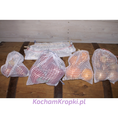 woreczki zero waste- woreczki na warzywa-woreczki na owoce-eco-eko-kochamkropki.pl-wielorazowe woreczki-recycling